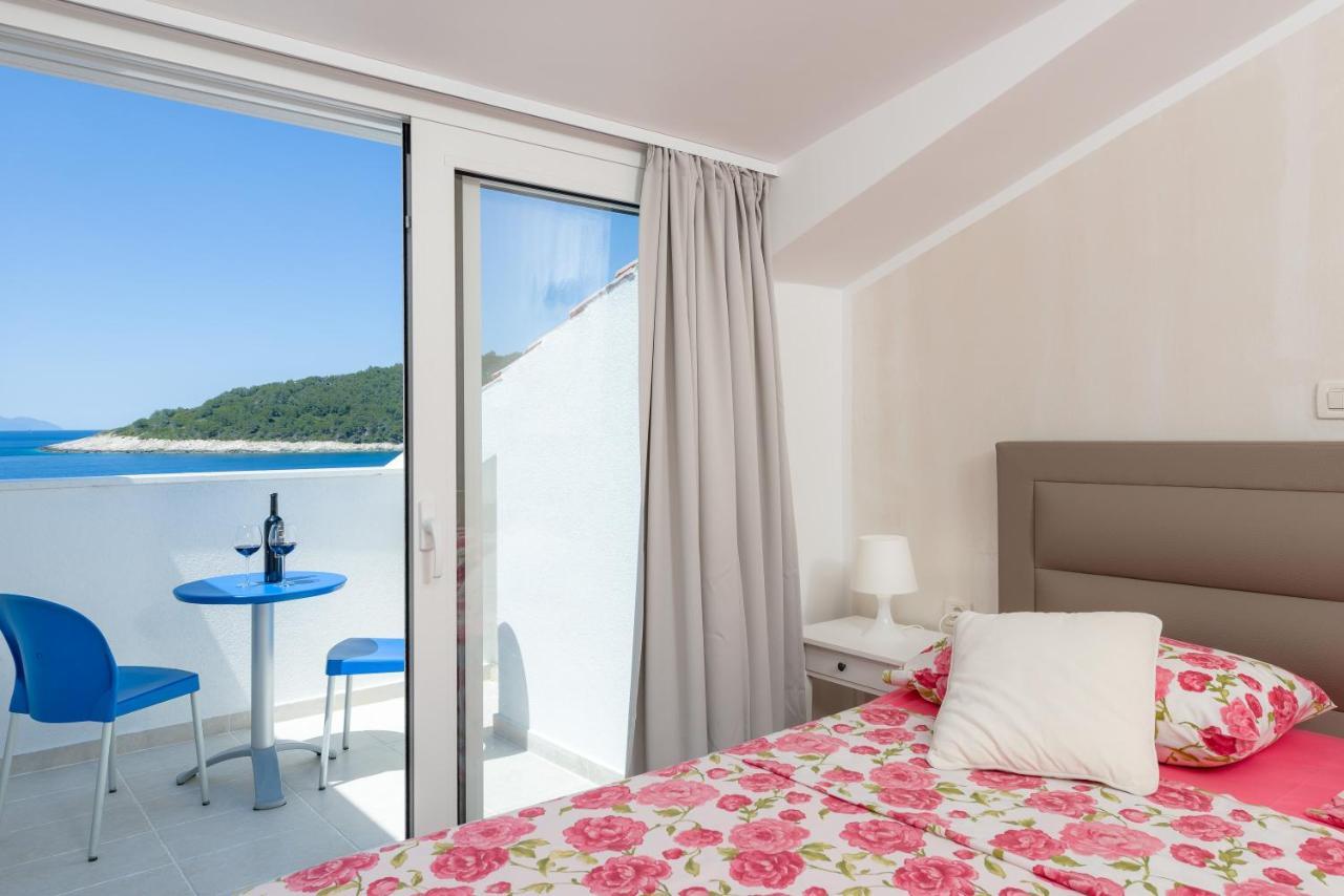 Luxury Bellavista Amazing Sea Holidays With Private Beach & Parking Milna  Eksteriør bilde