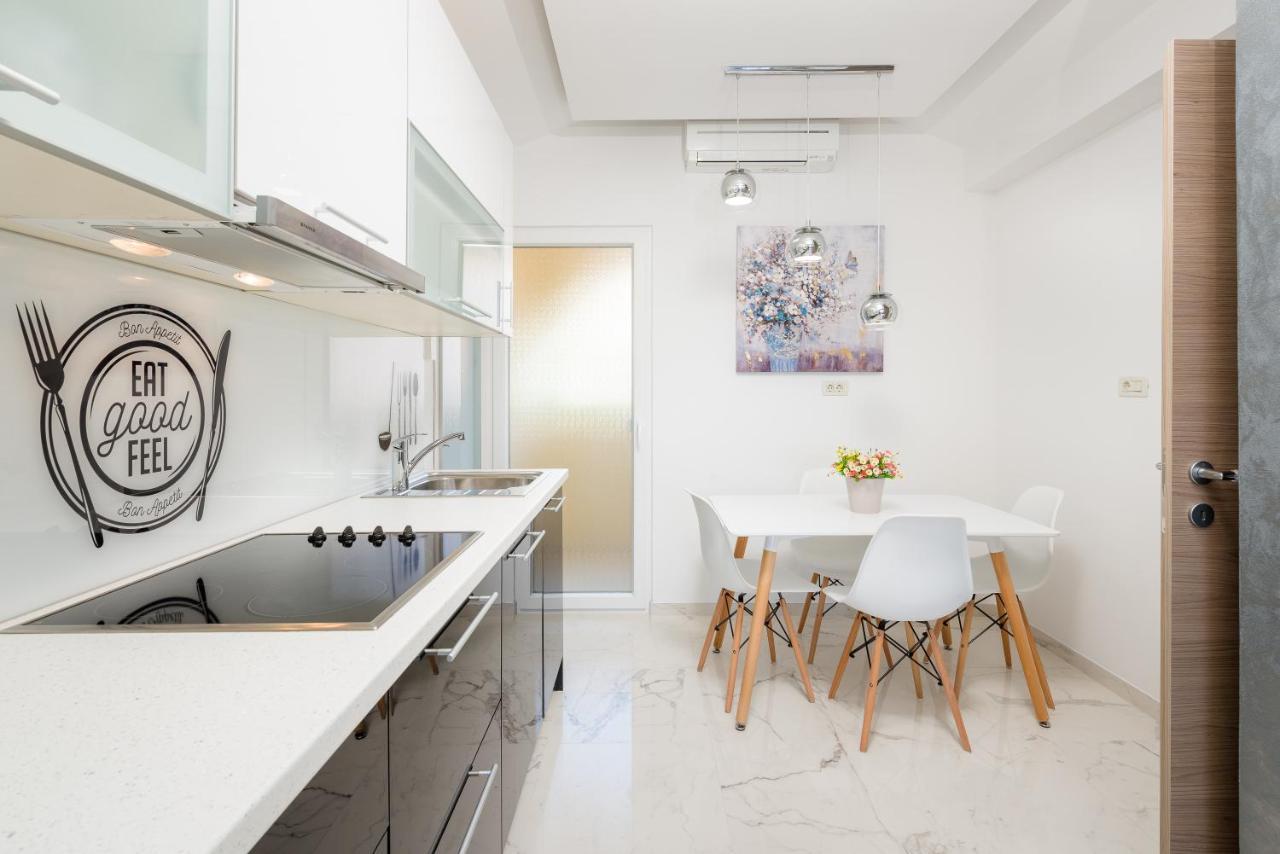 Luxury Bellavista Amazing Sea Holidays With Private Beach & Parking Milna  Eksteriør bilde