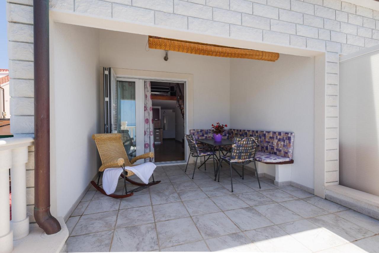Luxury Bellavista Amazing Sea Holidays With Private Beach & Parking Milna  Eksteriør bilde